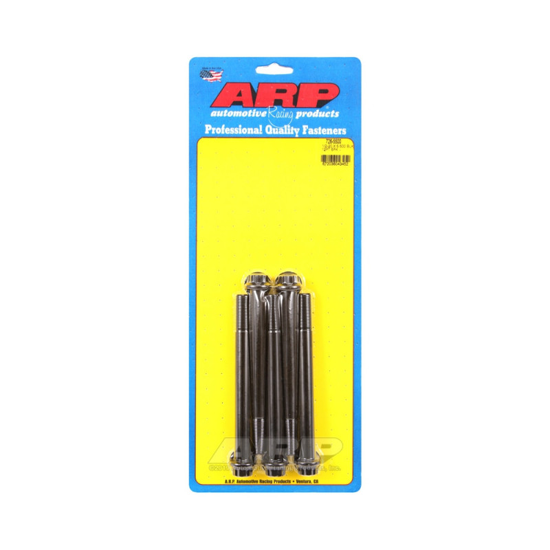 Set de șuruburi și piulițe universale ARP 1/2-20 – Black Oxyde, 12 capete x 5 - ARP-726-5500 - 726-5500 - 3666618199313